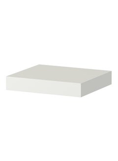 Buy Wooden Wall Shelf White 30x26cm in Saudi Arabia