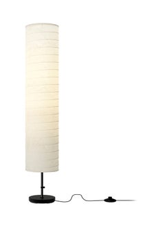 Buy Rice Paper Shade Floor Lamp White 116x24centimeter in Saudi Arabia