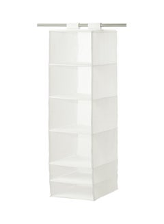 Buy HSL Hanging Organizer White 35x45x125cm in Saudi Arabia