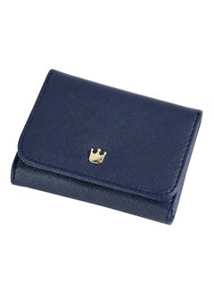 Buy Mini Crown Small Wallet Blue in Saudi Arabia