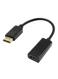 Buy Displayport Male To HDMI Female Adapter Cable Black in Saudi Arabia