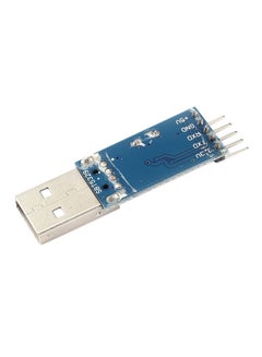 اشتري USB إلى وحدة محول أتوماتيكية RS232 TTL PL2303HX أزرق / فضي في الامارات