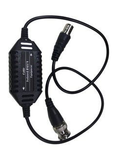 Buy Coaxial BNC Male to Female Audio Video Adapter Black in UAE