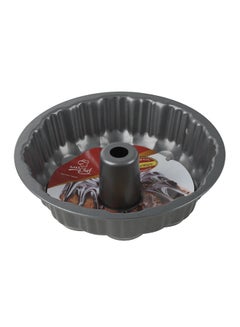 Buy Bundt Cake Pan Dark Grey 22centimeter in Saudi Arabia