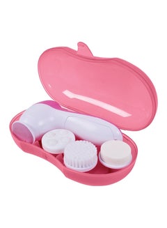 Buy 4-In-1 Face Massager Pink/White in Saudi Arabia