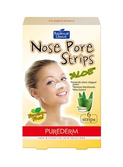 Buy 6-Piece Nose Pore Strip Set White in UAE