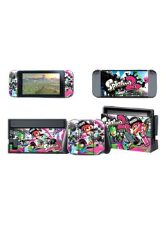 Buy Splatoon 2 Printed Skin Sticker For Nintendo Switch Console in UAE