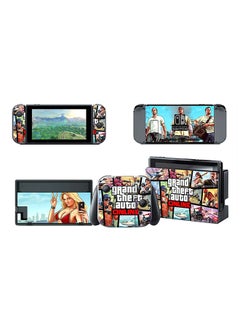 Buy Grand Theft Auto V Skin Sticker For Nintendo Switch Console in UAE