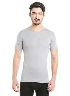 Buy Short Sleeves Undershirt Grey in UAE