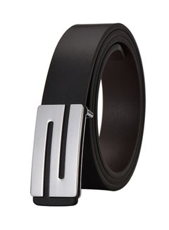 Buy Casual Style Belt Black/Silver in Saudi Arabia