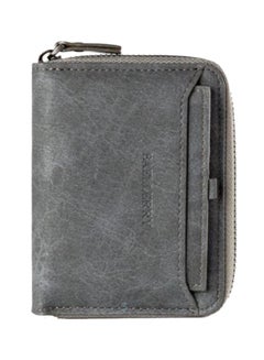 Buy Casual Vertical Wallet Grey in Saudi Arabia