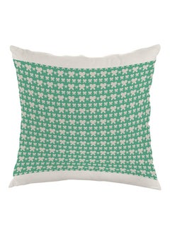 Buy Butterflies Printed Pillow Green/White 40 x 40cm in Egypt