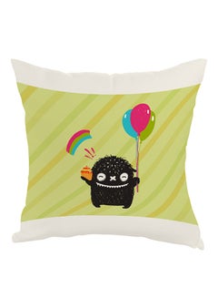 Buy The Joy Of Eid Printed Pillow Green/White/Black 40x40cm in Egypt