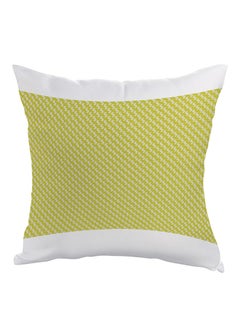 Buy Decorative Drawings The Dollar Symbol Printed Pillow Green/White 40x40cm in Egypt