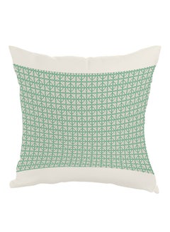 Buy Decorative Drawings Printed Pillow Green/Grey 40x40cm in Egypt