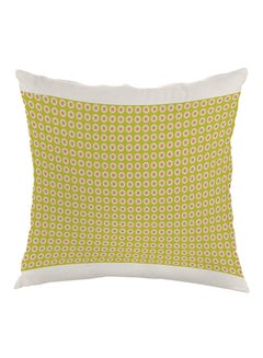 Buy Motifs Printed Pillow Green/Red/White 40x40cm in Egypt