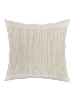 Buy Wallpaper Printed Throw Pillow Beige/White 40 x 40cm in Saudi Arabia