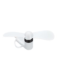 Buy Mini Electric Cooling Fan For iPhone/Android Phone LPF001203 White in UAE