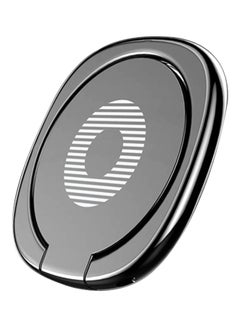 Buy 360 Rotation Finger Ring Stand Phone Holder Black in Saudi Arabia
