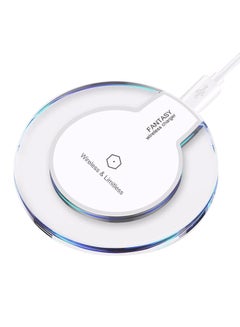 Buy Crystal Wireless Charging Pad Charger Clear in Saudi Arabia