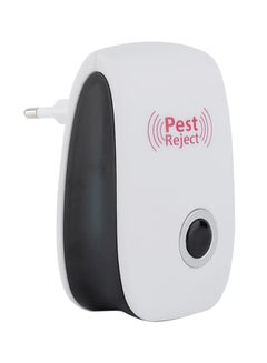 Buy Ultrasonic Pest Repeller White/Black 8.5x5.5x6.5centimeter in UAE