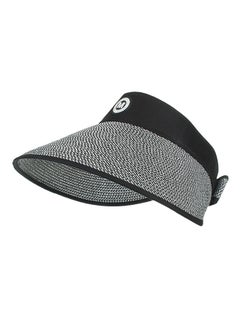 Buy Summer Beach Straw Cap Black/White in UAE