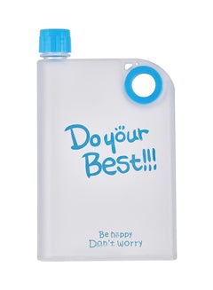 Buy Multi-Purpose Water Bottle White/Blue 20x15x7cm in Saudi Arabia