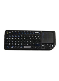 Buy Handheld Wireless Keyboard With Touchpad Mouse For PC/Notebook/Smart TV Black in Saudi Arabia