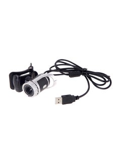 Buy 50-Megapixel HD Camera Webcam With Mic Silver/Black in Saudi Arabia