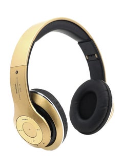 اشتري Wireless On-Ear Headphones With Mic Gold في السعودية