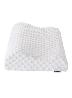 Buy Memory Foam Neck Pillow White 48x60centimeter in UAE