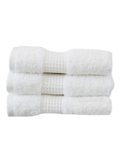 Buy 3-Piece Urban Living Bath Towel Set White 40x61cm in UAE