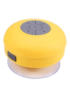 Buy Waterproof Bluetooth Speaker Yellow in Saudi Arabia