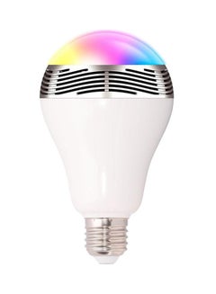 اشتري مصباح LED مزود بمكبر صوت وخاصية البلوتوث أبيض في السعودية