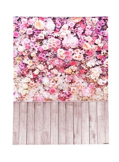 Buy Flower Wood Pattern Photography Studio Background Multicolour in Saudi Arabia