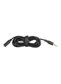 Buy Female To Male Microphone Extension Cable Black in Saudi Arabia