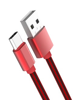 اشتري كابل USB من النوع C أحمر في الامارات