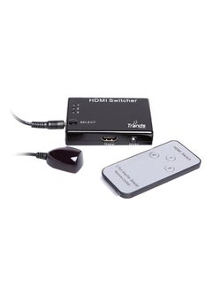 Buy 4K Ultra HD Resolution HDMI Switch With Remote Control Black in UAE