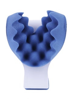 Buy Theraputic Neck Support Sponge Blue 100x200x100mm in UAE