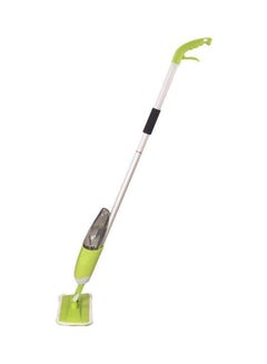 Buy Spray Mop With Microfiber Cleaning Pad Green/White/Silver in UAE