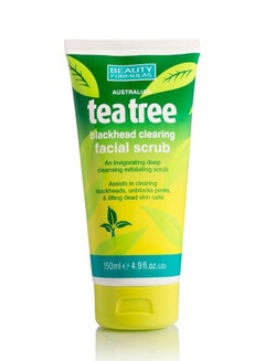 Buy Tea Tree Blackhead Clearing Facial Scrub 150ml in UAE