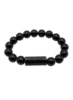 Buy Micro USB Bracelet Cable Black in UAE