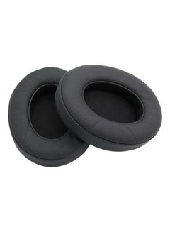 Buy 2-Piece Replacement Ear Pad Cushion For Beats 2.0 Wireless Headphone Black in Saudi Arabia