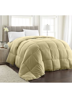 Buy Egyptian Cotton Solid Comforter Beige Double in UAE