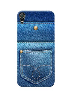 Buy Thermoplastic Polyurethane Jeans Pattern Case Cover For Sony Xperia Z2 Blue in UAE