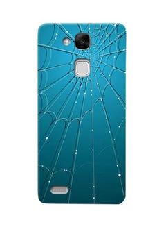 Buy Thermoplastic Polyurethane Spider Web Pattern Case Cover For Huawei Ascend Mate7 Blue in UAE
