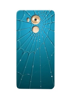 Buy Thermoplastic Polyurethane Spider Web Pattern Case Cover For Huawei Mate 8 Blue in UAE