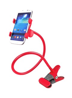 Buy 360-Degree Rotating Lazy Bracket Mobile Holder Red in UAE