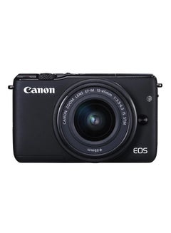 اشتري كاميرا رقمية EOS M10 دون مرآة 18 ميجا بكسل وطقم عدسات بمعيار تكبير/ تصغير EF-M15-45 ملم وIS STM في السعودية
