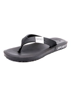 Buy Beach Flip Flops Black in Saudi Arabia